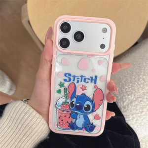 เคสโทรศัพท์มือถือลายการ์ตูนสติทช์น่ารัก สำหรับ iPhone 17 Air 16 15 14 13 Pro Max พิมพ์ลาย 3 มิติ น่ารัก โปร่งใส วัสดุ tpu pc ฝาหลัง - Product Image 3
