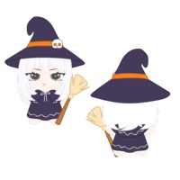 Haute qualité vente chaude en peluche jouet rose sorcière poupée dessin animé mignon poupée en peluche commandée par OEM faible quantité minimale de commande chambre décoration kawaii