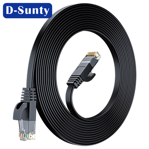 Cable de Red Ethernet 26AWG, Cable de Fibra Óptica, Cable Rj45 en Rollo, Conductor Trenzado, LSZH CAT6 Plano - Product Image 2