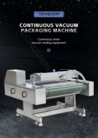 Automatische hoog-efficiënte industriële continue transportband vacuümverpakkingsmachine voor vleesproducten