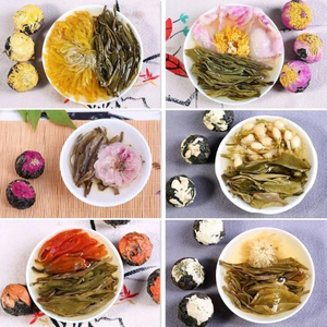Té de Jazmín Chino Hecho a Mano, Bola de Té Pu'er con Flores Secas Personalizadas, Bolsa N25, Saludable - Product Image 3