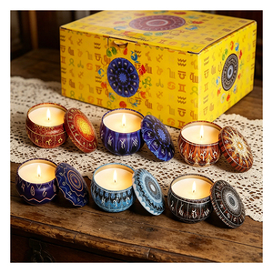 Coffret Cadeau Bougies Parfumées Personnalisées – Mélange d'Arômes Exclusifs – Présentation de Vente au Détail – Série de Sélection Premium de Luxe - Product Image 3