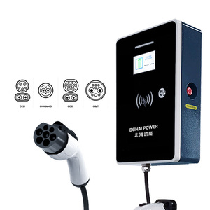 สถานีชาร์จรถยนต์พลังงานใหม่สำหรับใช้ในบ้านและเชิงพาณิชย์ของ Beihai Power กำลังไฟ 22 กิโลวัตต์ แบบติดตั้งบนพื้น ควบคุมผ่านแอป ได้รับการรับรองมาตรฐาน CE ระดับ IP65 - Product Image 1