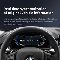 Tableau de bord numérique universel pour voiture, avec Carplay et compteur de vitesse, compatible BMW E84 E87 E89 Z4 (2010-2015)
