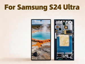 Écran OLED tactile d'origine pour Samsung <span class=keywords><strong>Galaxy</strong></span> S20 S21 S22 S23 S24 Ultra FE, assemblage de panneau d'écran tactile, cadre de batterie - Product Image 3
