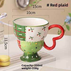 Hand Painted Embossed <b>Ceramic</b> <b>Cup</b> Household Water <b>Cup</b> Mug Goblet Design Coffee Cute Milk <b>Cup</b> - Product Image 6