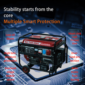 Gerador a Gasolina Portátil Doméstico RuiTianheng 10KW/12.5KVA 4 Tempos com Partida Elétrica, Estável, Durável e de Frequência Variável - Product Image 3