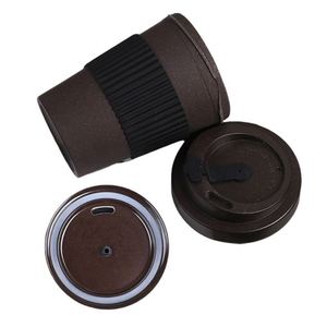 Custom Logo Reusable Coffee Bamboo Fiber Eco Friendly Travel <b>Cold</b> Drink <b>Cup</b> With Lid - Product Image 1