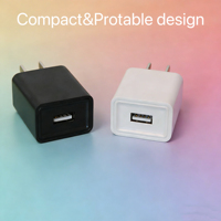 Fabrieksgroothandel 10W 5V2A USB snellader universeel voor mobiele telefoon, camera, smartwatch, brandwerend ontwerp, OEM