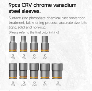Jeu de tournevis à cliquet DUKA Atuman RS2 OEM Chrome 40 pièces, embouts magnétiques <span class=keywords><strong>S2</strong></span> multifonctionnels, tête à cliquet 180° Chrome Vanadium - Product Image 3