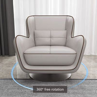 Canapé modulaire en cuir 7 places avec fonction de relaxation électrique, canapé de salon avec charge USB Type-C, structure en bois