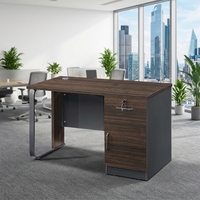 Bureaux informatiques modernes en bois pour cadres, dirigeants et PDG – Ensemble de mobilier de bureau simple et personnalisable en usine – Vente en gros
