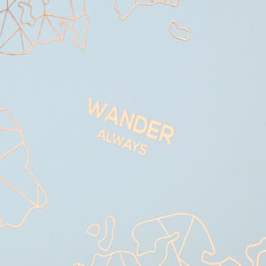 Impresión personalizada hoja de oro Logo espiral A5 semanal diario personalizado viaje organizador planificación Agenda viaje diario planificador - Product Image 6