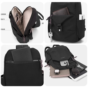 Mochila Ligera para Viajes Diarios WePower, Unisex, Casual, Color Sólido, Correas Desmontables, Bolsillo Interior con Cremallera - Product Image 5