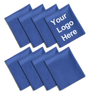 लोगो मुद्रित microfiber लेंस कपड़ा OEM आँख चश्मा साफ कपड़े - Product Image 3