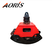 Accessoire d'excavatrice pour excavatrice de 3 à 5 tonnes, grappin hydraulique rotatif pour grumes de bois