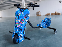 Tricycle Électrique de Haute Qualité 3 Roues 250W pour Enfants, Siège Lumineux, Trottinette Enfant, Kart de Drift 360°, Rotation Extrême en Extérieur