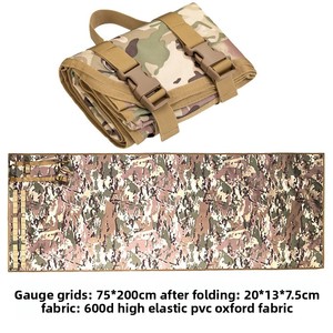 Equipo para exteriores, tapete portátil para el suelo, tapete para acampar y picnic, plegable, impermeable y resistente a la humedad, adecuado para tiro de francotirador. - Product Image 2