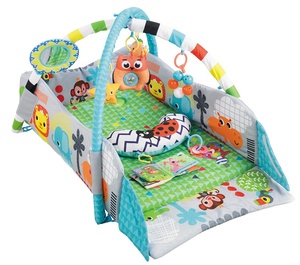 Pour jouet éducatif clôture à quatre côtés bleu-vert doux bébé tapis de jeu pour 0-24 <span class=keywords><strong>mois</strong></span> ramper activité Playgym - Product Image 1