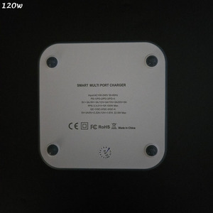 Pps RGB đầy màu sắc Aura LED Glow Sync đèn ánh sáng Cubes 8 cổng 120W gan thông minh đa cổng sạc - Product Image 3