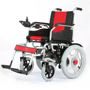 Fabricante venda direta mais barato dobrável leve cadeira de rodas de energia elétrica cadeira de rodas