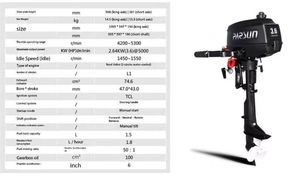 Moteur hors-bord 2 temps 3,6 ch neuf 2024 pour bateau - Product Image 6