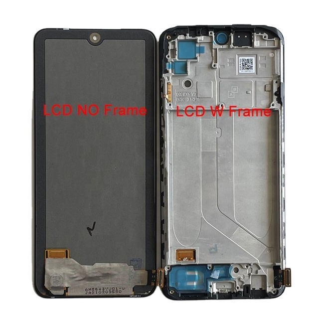 6.43" Original Amoled for Xiaomi Redmi Note 10 M2101K7AI LCD Display Frame Touch Panel Digitizer for Redmi Note 10S
