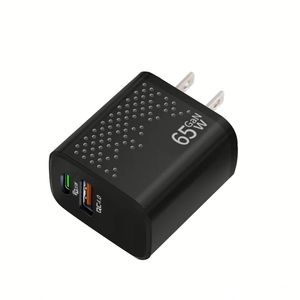 65W Dual Interface USB PD Fast Charging Wall Charger US <b>EU</b> Plug Full-protocol QC4.0 PD35W Mobile Phone Power <b>Adapter</b> - Product Image 4