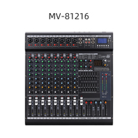 Console de mixage audio professionnelle de haute qualité pour DJ, surface de contrôle, 12 canaux