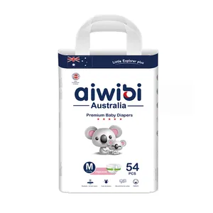 AWIBI Supplier Free Sample Wholesale Super Soft Care Kids Disposable Nappy Premium A Grade Baby Diaper