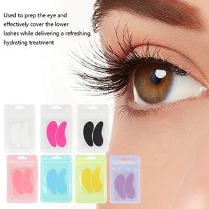 Patchs oculaires réutilisables en silicone végétalien, masque pour les <span class=keywords><strong>yeux</strong></span> au collagène et à la Centella, <span class=keywords><strong>anti</strong></span>-âge, protection UV, hypoallergénique, lavable, OEM - Product Image 2