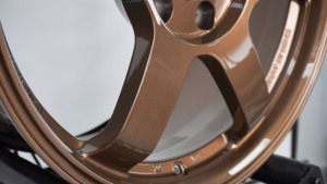 Jantes en alliage d'aluminium forgées TE37 du Japon, 17, 18, <span class=keywords><strong>19</strong></span>, 20 pouces, finition bronze, design à 6 branches profondes, pour voitures de course GT - Product Image 5