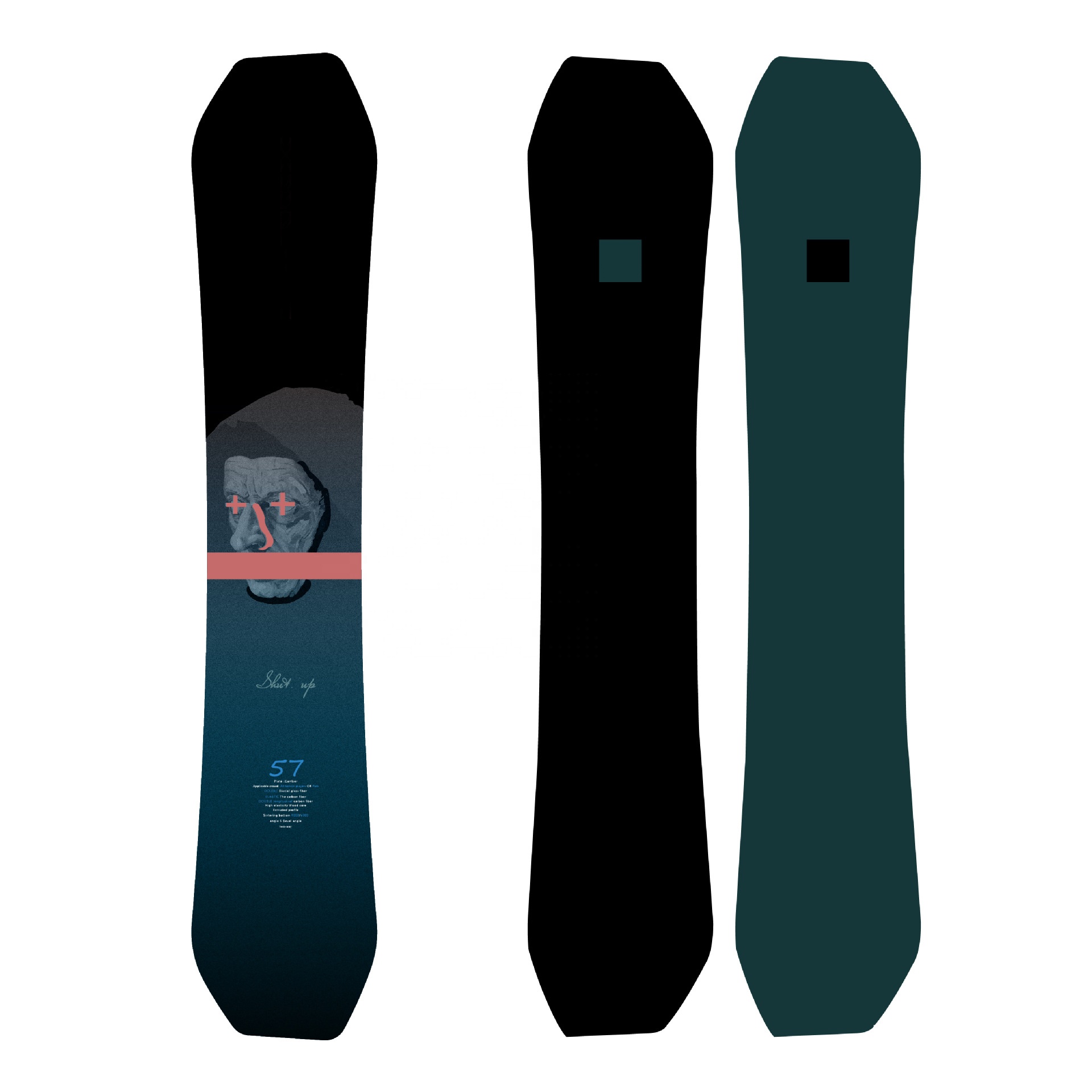 New Amazon Best Selling Snowboard Split Board Free Ride Snowboard Sintered Base Skiing Board