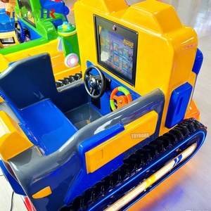 Macchina da gioco per bambini a gettoni, con auto oscillante 3D in fibra di vetro, per interni, con video elettronico. - Product Image 6