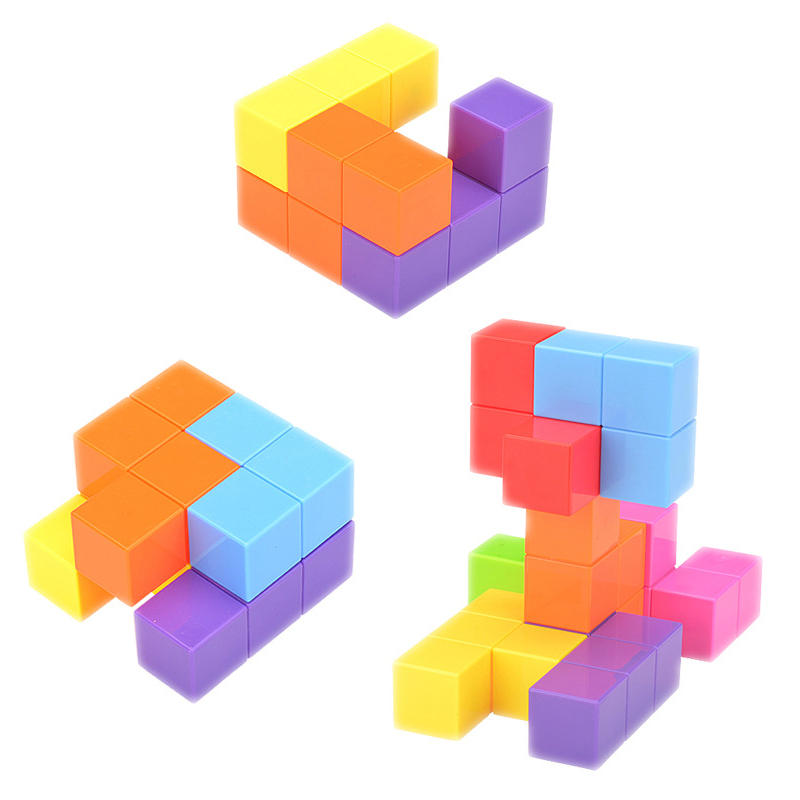 Лидер продаж, детская развивающая магнитная головоломка Монтессори, игрушка Нео-куб