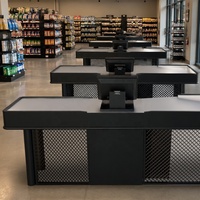 Commerciële RVS kassa-eenheid EziDone EZ-152 Max. belasting 320kg Roestvrij Duurzaam 2600x800x850mm Speciaal voor vers fruit