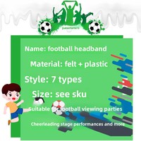 2026 Welt-Sport-Cup Fußball-Stirnbänder Fußball-Themen-Party Haarreifen Bunt Bedruckte Fan-Unisex-Haarbänder für Sportveranstaltungen