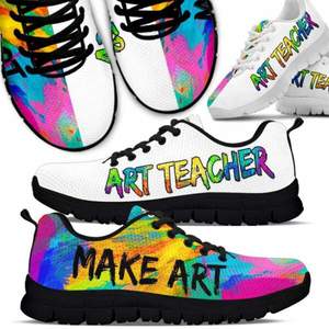 DropShip Art Teacher acuarela hacer arte zapatillas polinesio Tropical Floral ligero transpirable <span class=keywords><strong>zapatos</strong></span> para caminar para Mujeres Hombres - Product Image 1