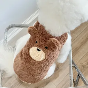 Abbigliamento Invernale per Cani, Vestiti Caldi Foderati in Pile Stile INS, Outfit Carini per Teddy, Bichon, Poodle, Schnauzer - Product Image 3