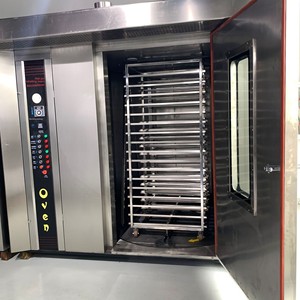 Nuovo <span class=keywords><strong>Forno</strong></span> a Convezione Rotante su Larga Scala Crownwing per Uso Commerciale, Alimentazione Elettrica/Olio Combustibile/Gas, Capacità 64 Vassoi per Alimenti - Product Image 2