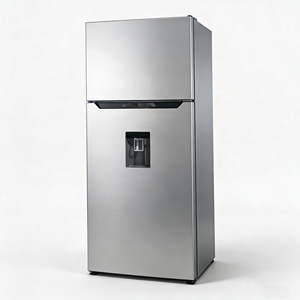 Réfrigérateur vertical à double porte avec congélateur supérieur, <span class=keywords><strong>distributeur</strong></span> <span class=keywords><strong>d</strong></span>'<span class=keywords><strong>eau</strong></span>, 392L, technologie Inverter, refroidissement par air, sans givre, usage domestique, norme UE - Product Image 1