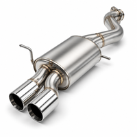 Tuyau d'échappement en acier inoxydable sur mesure, pliage CNC de tôles, système d'échappement automobile, fabrication de précision, service OEM ODM