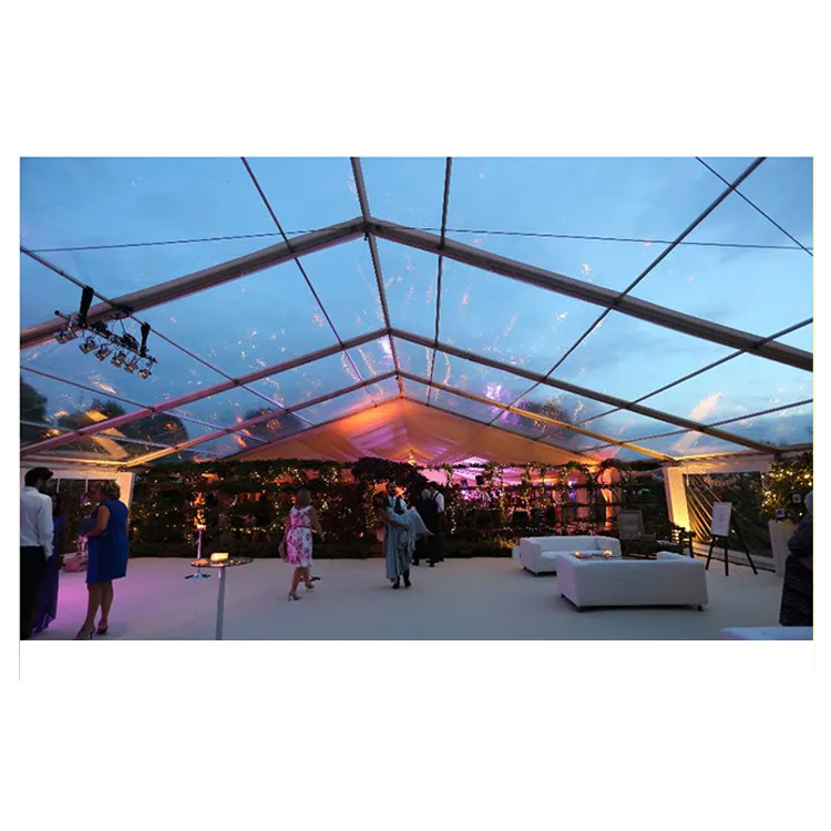 خيمة سرادق شفافة 20 × 30 م, سقف شفاف لحفلات الزفاف والحفلات