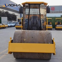 Mini rouleau compresseur statique compact de 8 tonnes de capacité petit compacteur machine vibrante de rouleau compresseur pour noyau de moteur de construction