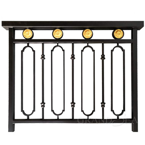 Balcón terraza exterior <span class=keywords><strong>hierro</strong></span> forjado escalera barandilla fotos - Product Image 1