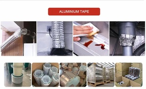 耐熱性自己粘着アルミ箔テープ、防水アルミ箔テープはPE/PET/PPフィルムを使用しています - Product Image 5