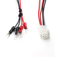 Câble personnalisé JST Micro 4,2 mm 4 broches vers borne de type U, faisceau de câbles électroniques en PVC avec conducteur en cuivre pur, conforme RoHS