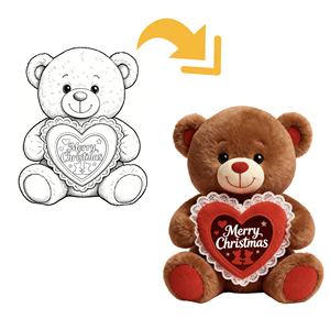 Oso de Peluche Personalizado al por Mayor con Logotipo Personalizado y Empaque a Medida para Tiendas Minoristas - Product Image 2