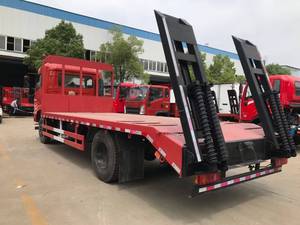 Camion plateau Dongfeng 4X2, Camion de transport de machines de construction Dongfeng 4X2, Porte-chargeurs à plateau Dongfeng 4X2, Dongfeng 4x2 plateau - Product Image 4