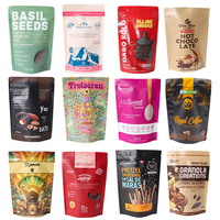 Sacs en plastique personnalisés avec fermeture éclair, pochettes verticales, sacs en aluminium avec finition mate et brillante pour fruits secs – Vente en gros